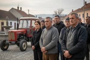 Prosvjed Sindikata hrvatskih seljaka