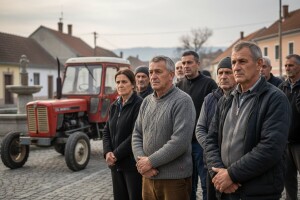 Prosvjed Sindikata hrvatskih seljaka