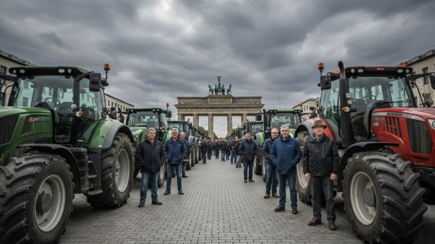 Prosvjedi njemačkih mljekara
