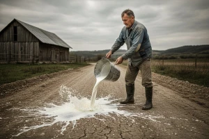 Protest stočara zbog neotkupljivanja mleka