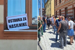 Protestni skup građana i poljoprivrednika u Odžaku: "Ostavka za nasilnike"