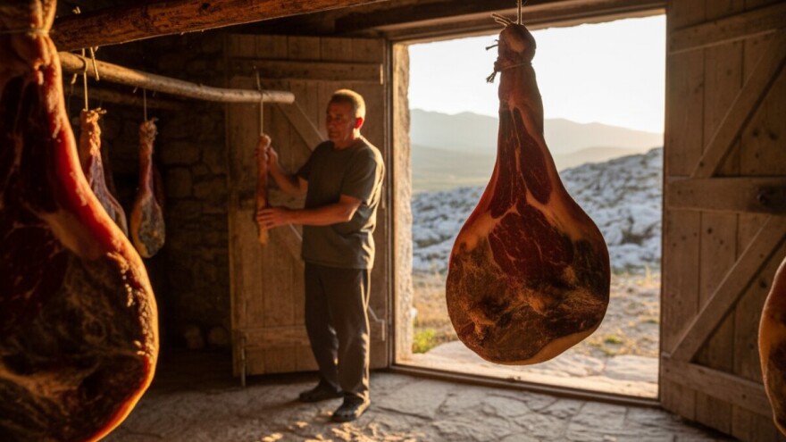 Pršutane i svinjske farme u kršu Zabiokovlja