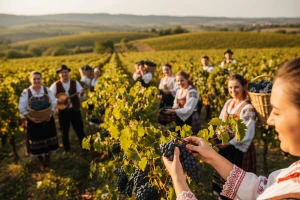 Prva berba grožđa u ekovinogradu Maxima Moralića