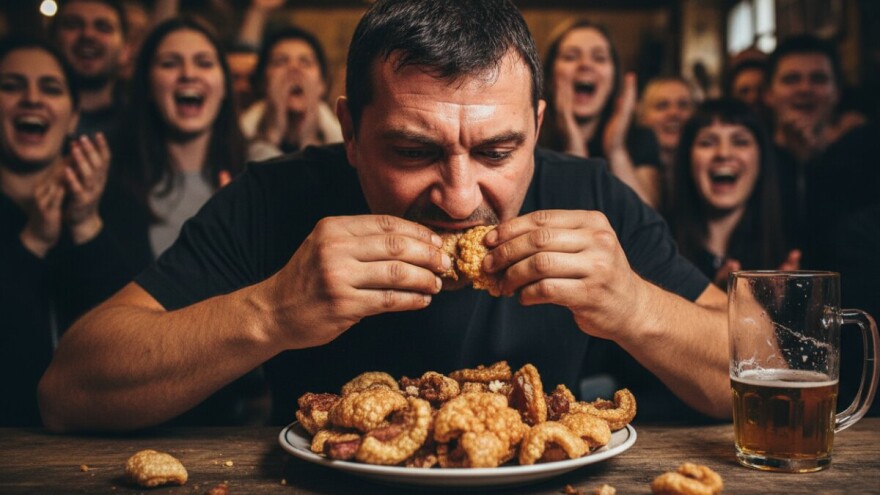 Prvi svjetski prvak u brzom jedenju čvaraka!