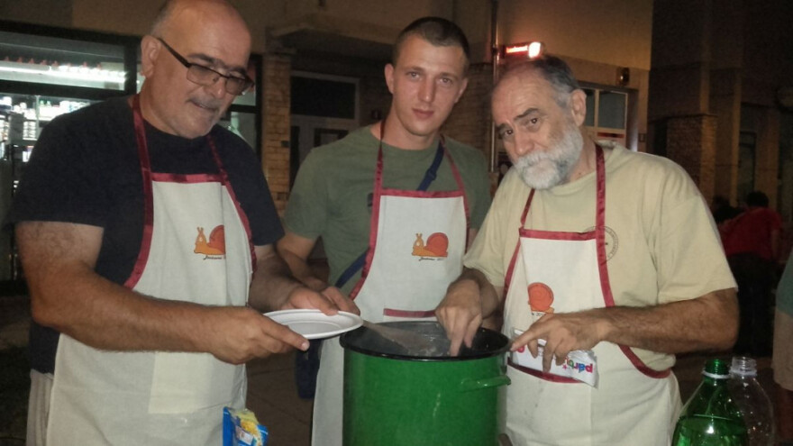 Nakon utrke puževa - rižoto od puža!