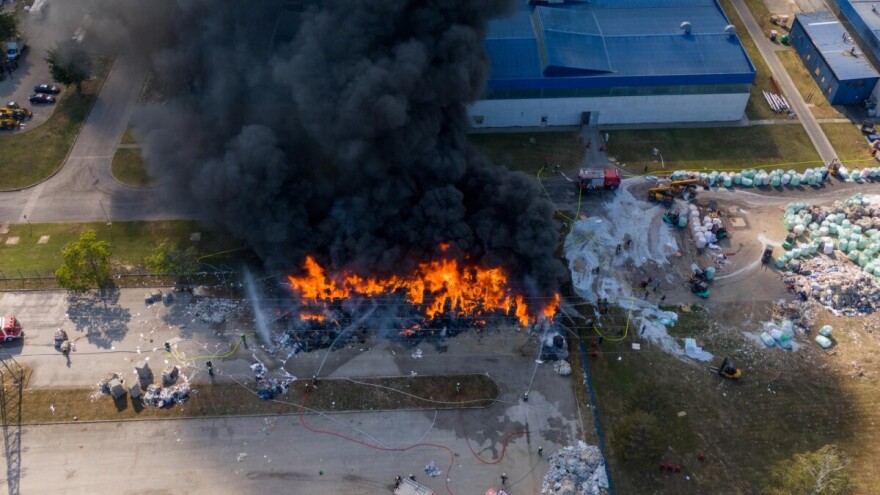 Novi požar u Dravi Interrnational u Osijeku - bez štete za okolne poljoprivrednike?