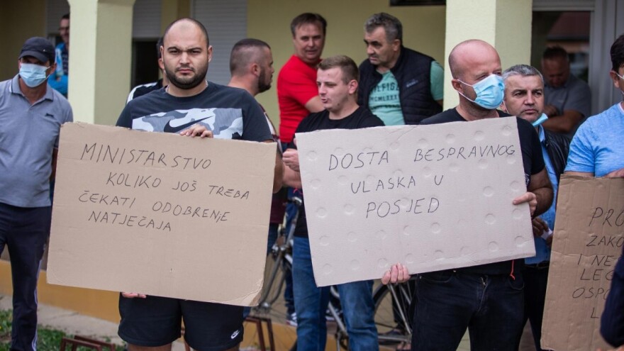 Prosvjed zbog dodjele zemljišta: Dokad ćemo čekati odgovor Ministarstva poljoprivrede?