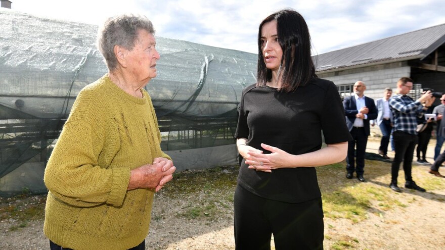 Ministrica obišla općinu stradalu u nevremenu: Nevjerojatna je sreća da nije bilo ozlijeđenih