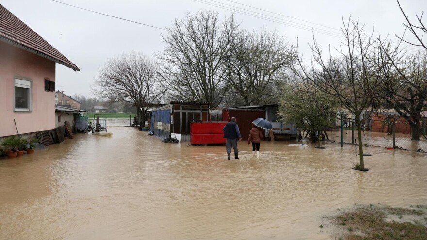 Teški prizori iz Slavonije, Orahovica i okolica pod vodom