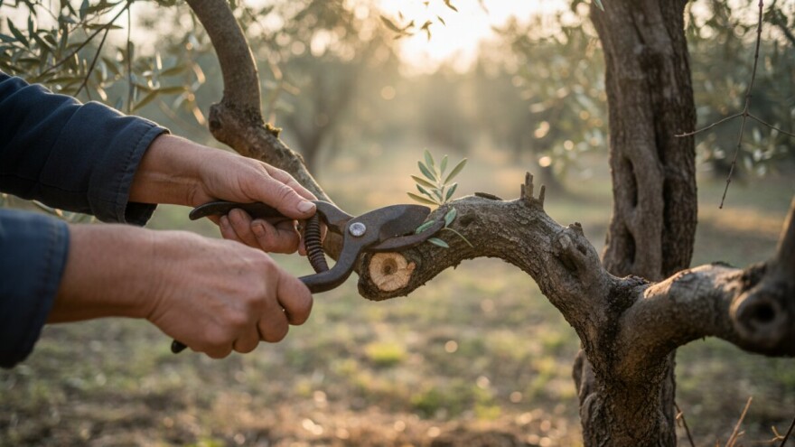 Radovi u maslinicima tijekom zime