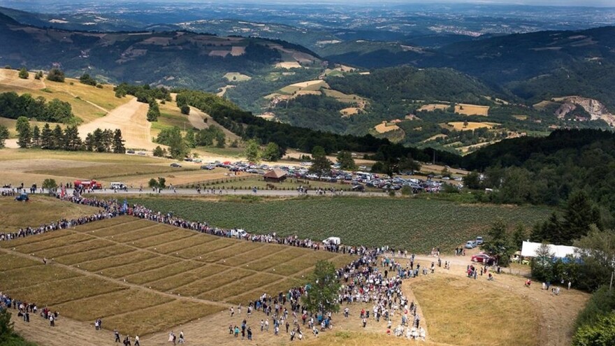 Slađana Božić - jedina žena kosač na Rajcu