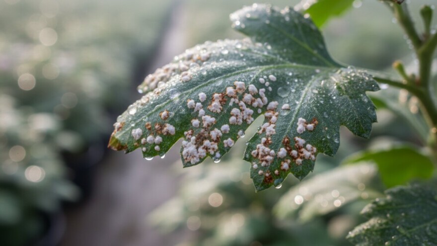 Rana zaštita lišća krizantema