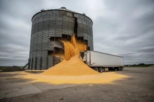Raspuknuo se silos, iscurilo 1.000 tona kukuruza