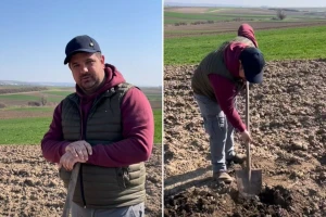 Ratar Dejan pomoću jeftine metode proverava kvalitet zemljišta. Evo šta zakopava na jesen