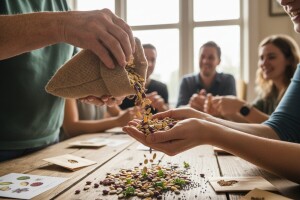 Razmjena sjemenja i predavanja "Vrtlarenje u skladu s prirodom" uduge Biovrt