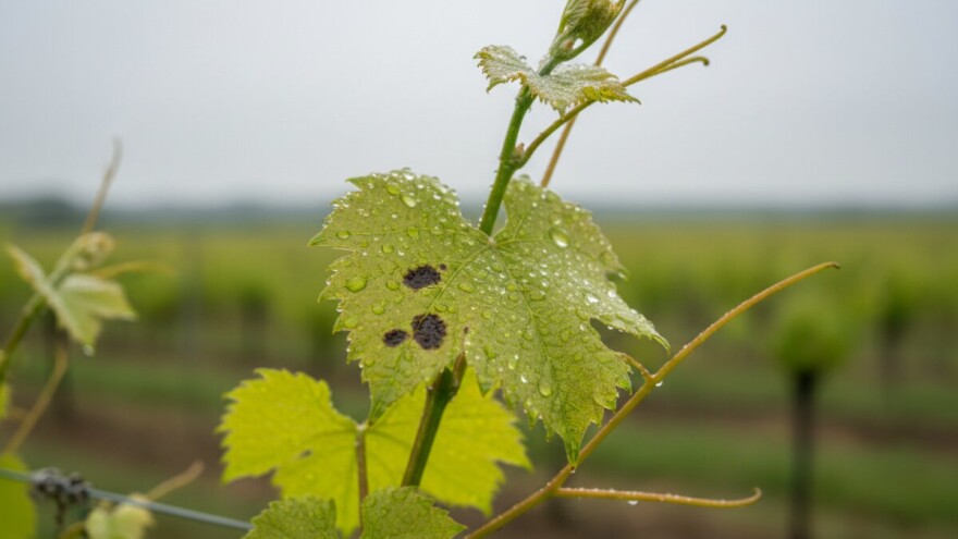 Razvoj bolesti u vinogradima