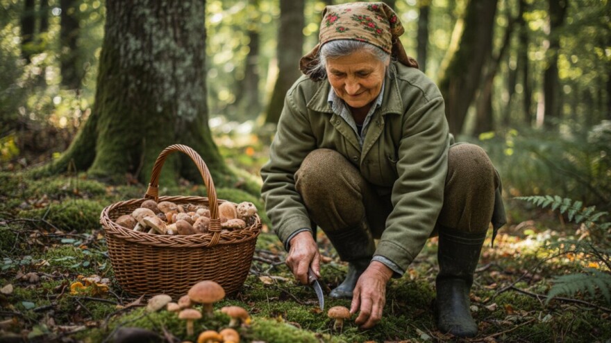 Reagiranja na berbu gljiva