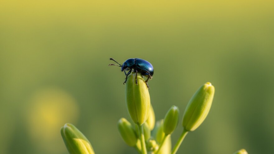 Repičin sjajnik - proljetni štetnik uljane repice