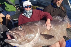 Došla u posjet sinu, otišli ribariti pa ulovila ribu tešku 62 kilograma!