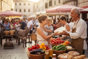Rođendan domaće tržnice u Omišu