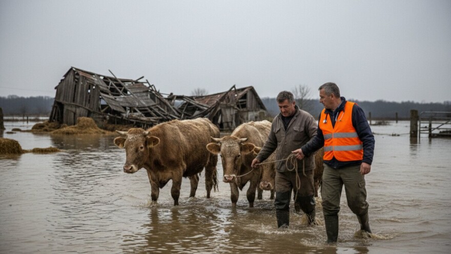 S poplavljenih područja evakuirano 65 % životinja