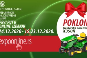 Dobitnik traktorske kosačice online Međunarodnog sajma poljoprivrede - Armin Tot