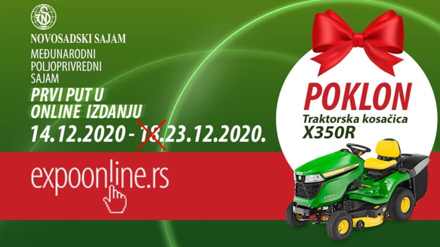 Dobitnik traktorske kosačice online Međunarodnog sajma poljoprivrede - Armin Tot