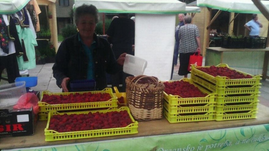 Degustacija maline u tradicionalnoj bosanskoj sofri