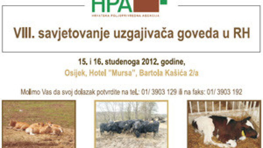 VIII. Savjetovanje uzgajivača goveda u RH