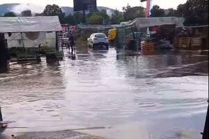Poslije oluje, poplavljena banjalučka pijaca