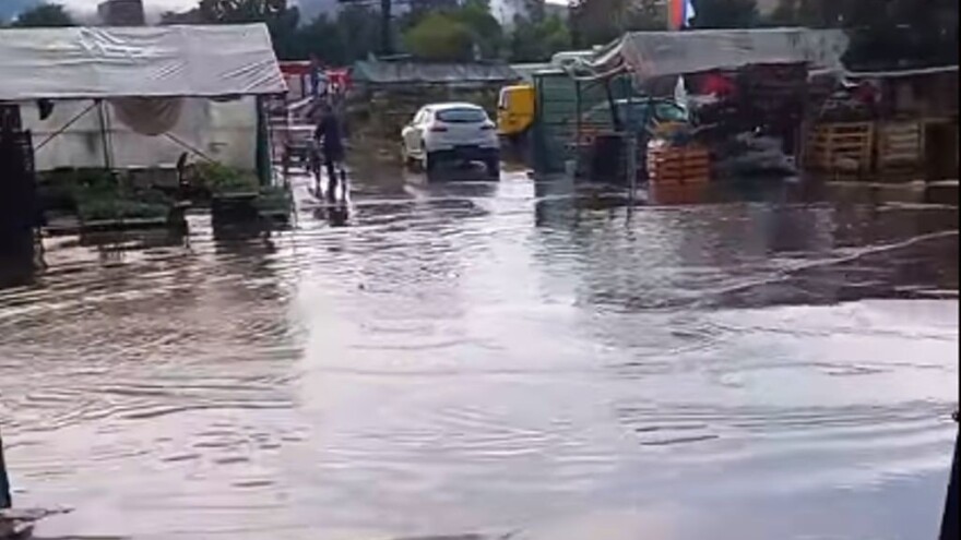 Poslije oluje, poplavljena banjalučka pijaca