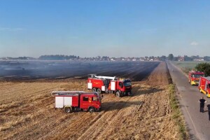 Veći požar zahvatio polja pšenice u Bijeljini
