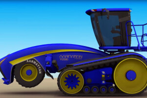 Traktor s jednim kotačem i gusjenicama - je li ovo dizajn budućnosti?