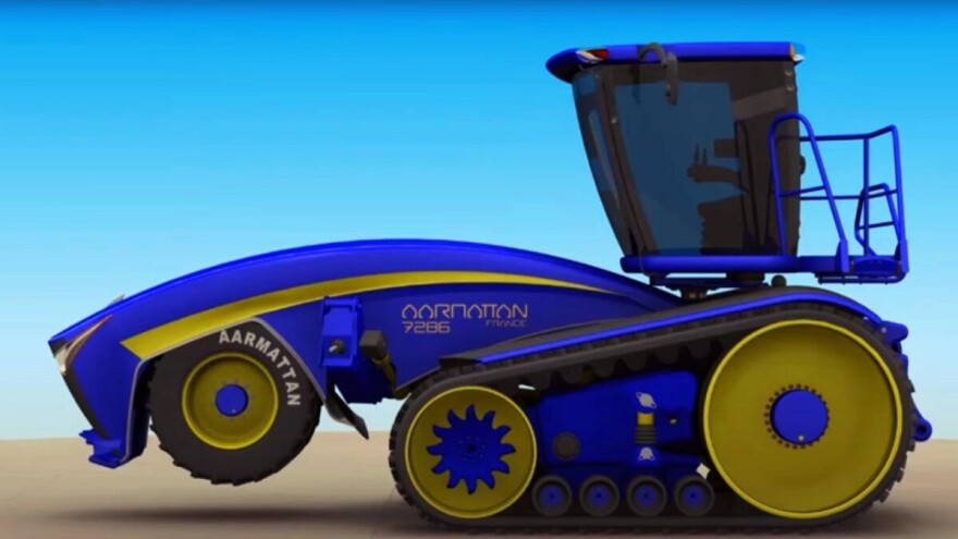 Traktor s jednim točkom i gusenicama - da li je ovo dizajn budućnosti?