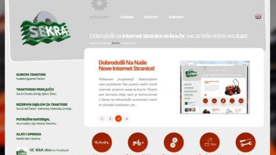 Predstavljena  nova web stranica tvrtke Se-kra