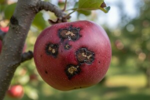 Simptomi i suzbijanje gorke truleži jabuke