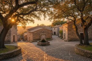 Škopljanci - 'centar svita' sa šest ulaza i izlaza u selo