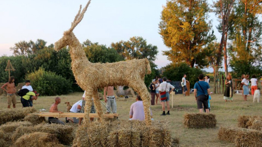 12. Festival Slama - land art
