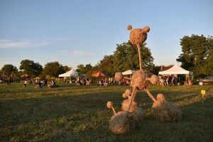 19. Slama land art: Dođite bosi, s otvorenim srcima