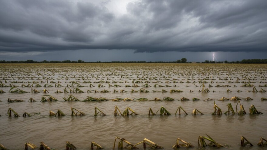 Slatina: Poplavljeni poljoprivredi nasadi