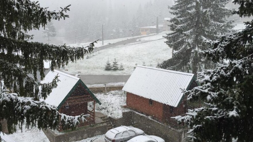 Snijeg u maju - Vlašić se zabijelio!