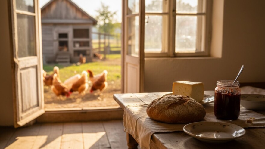 Sobe s pogledom na - kokošinjac!
