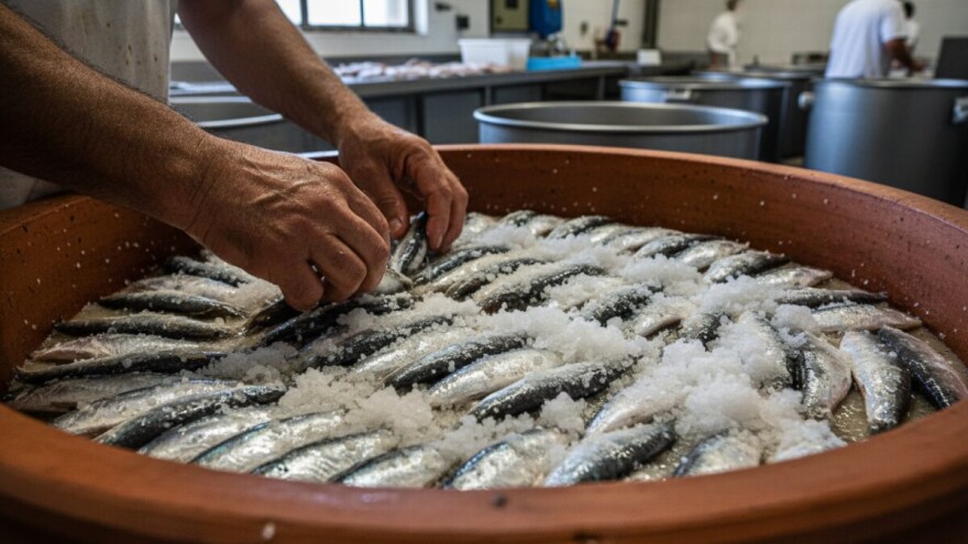 Soljenje inčuna i na Viru