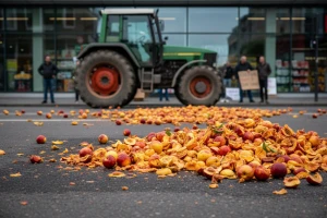 Španija: voće završilo na ulici!