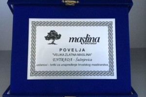 Entrada dobitnik Povelje "Velika Zlatna Maslina"