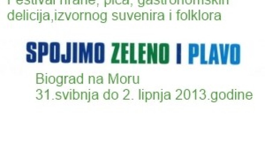 8. Biogradski stol: Spojimo zeleno i plavo