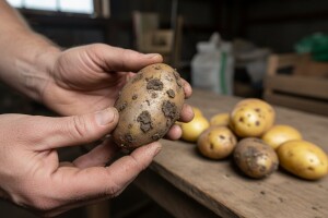 Srebrna, obična i prašna krastavost gomolja krumpira