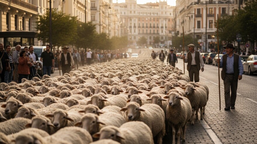 Središtem Madrida "prošetalo" 2.000 ovaca
