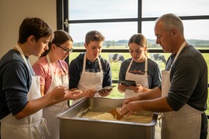 Srednjoškolci će imati farmu krava i siranu