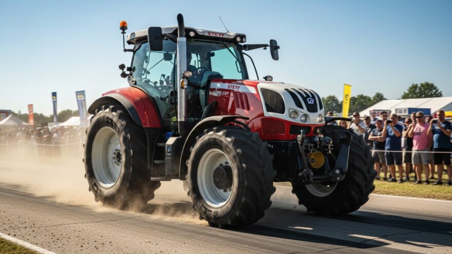 Steyr 6195 CVT najbrži na pisti!